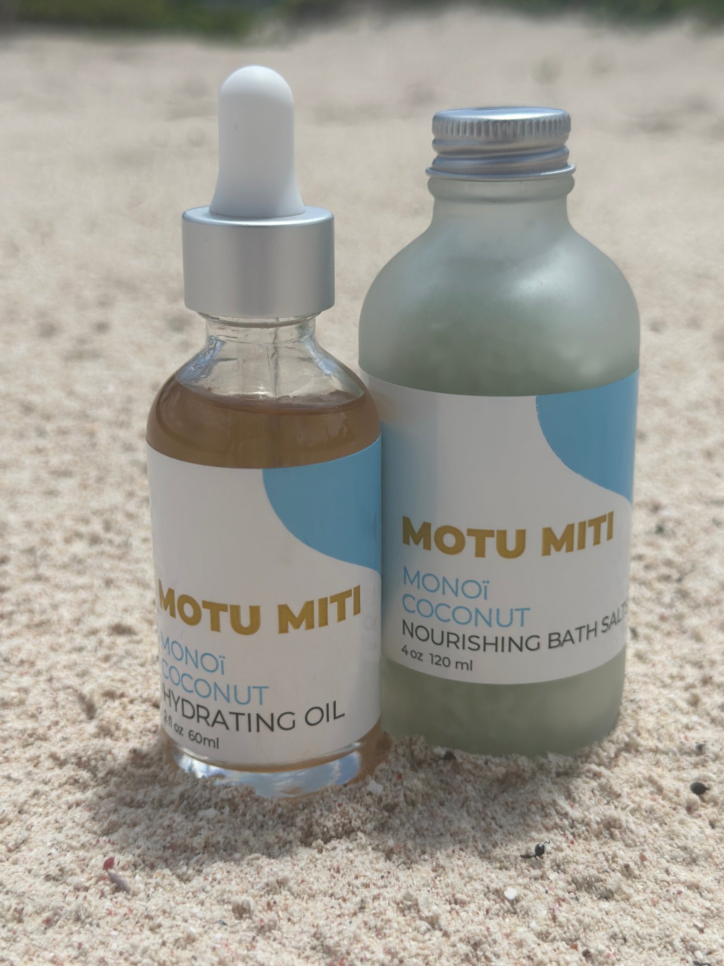 MOTU MITI MONOI OIL AND BATH SALT SET ( Coconut )