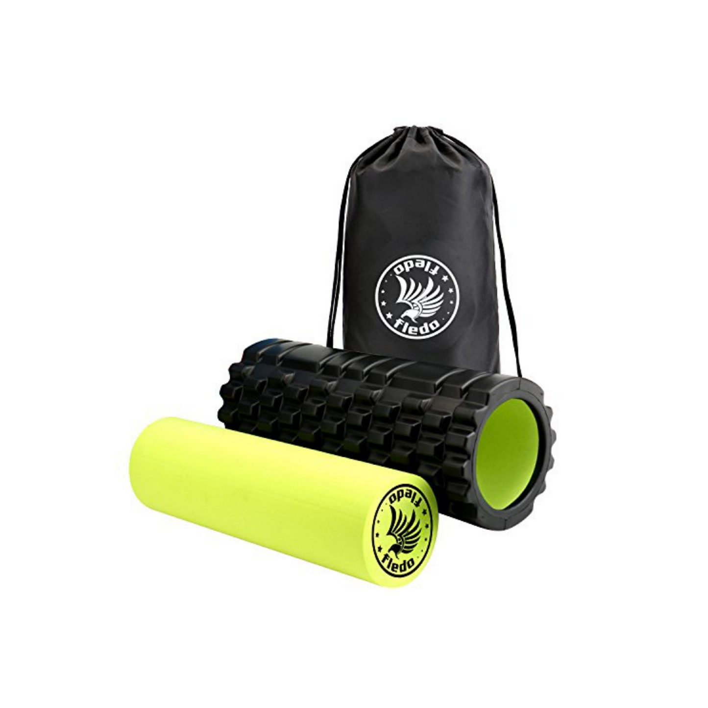 For MOTU MITI 2-In-1 Fledo Foam Roller for Deep Tissue Massage with Carrying Bag
