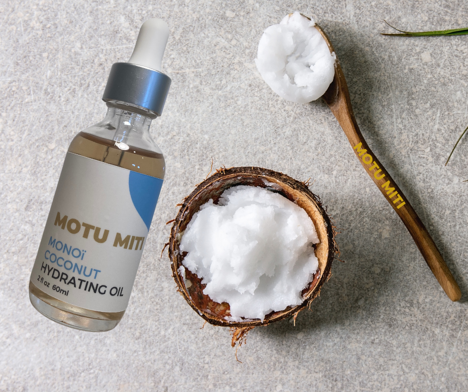 MOTU MITI MONOI OIL AND BATH SALT SET ( Coconut )