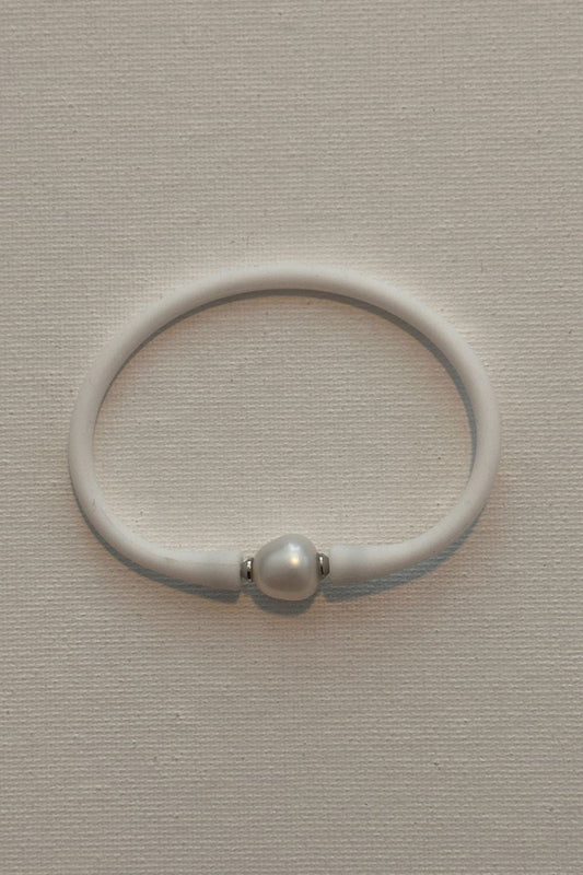 Pearl Silicone Bracelet-White CamiLle's CoLlections 52 for MOTU MITI